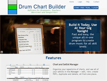 Tablet Screenshot of drumchartbuilder.com